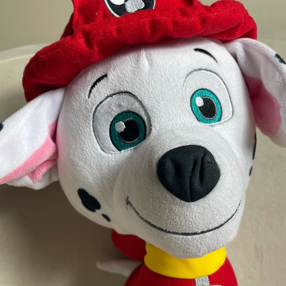 Nickelodeon Paw Patrol Marshall Stuffed Animal Plush Dog Fireman Large - Picture 11 of 11